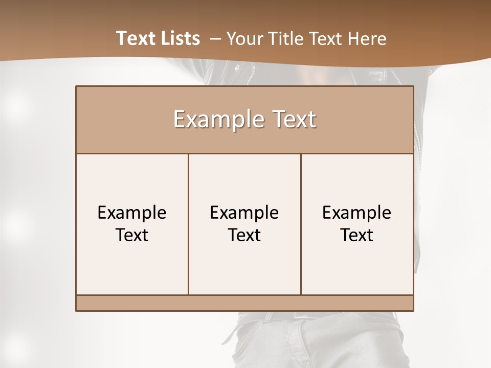 Hot Person Flirting PowerPoint Template