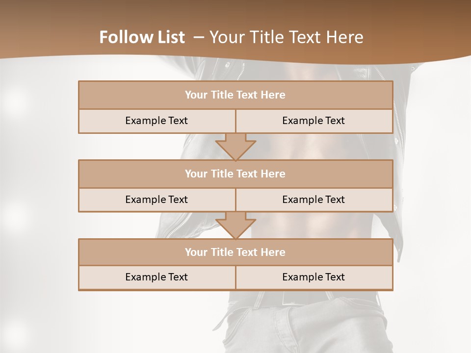 Hot Person Flirting PowerPoint Template