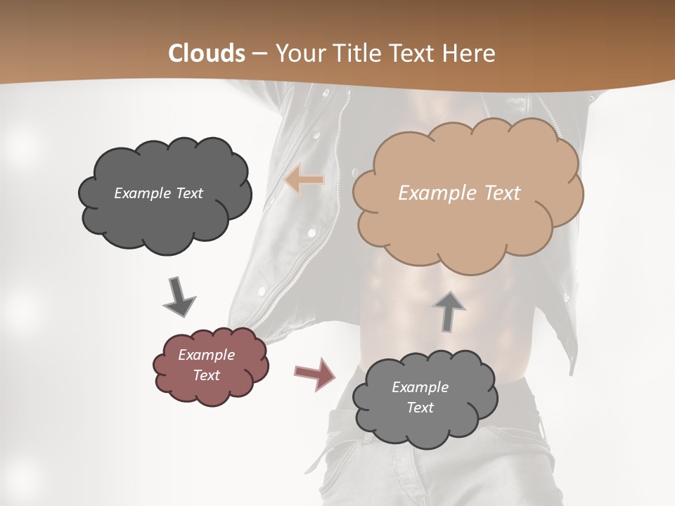 Hot Person Flirting PowerPoint Template