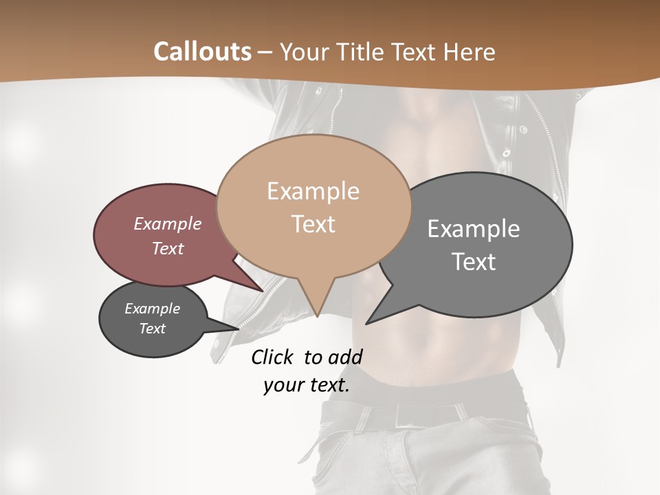 Hot Person Flirting PowerPoint Template