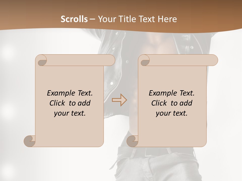 Hot Person Flirting PowerPoint Template