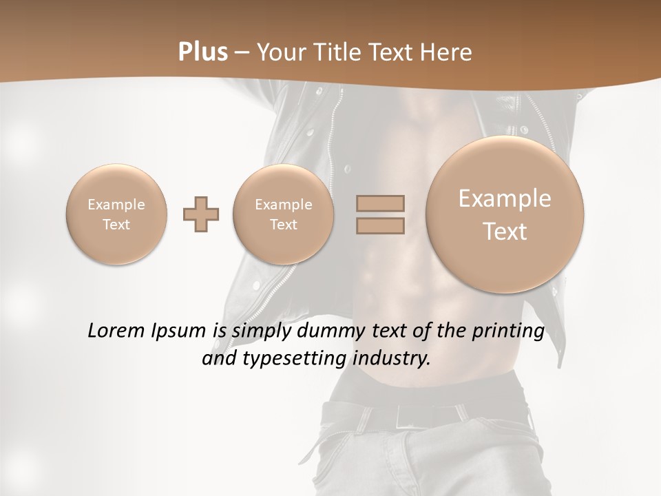 Hot Person Flirting PowerPoint Template