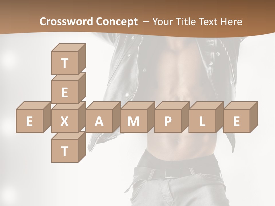 Hot Person Flirting PowerPoint Template