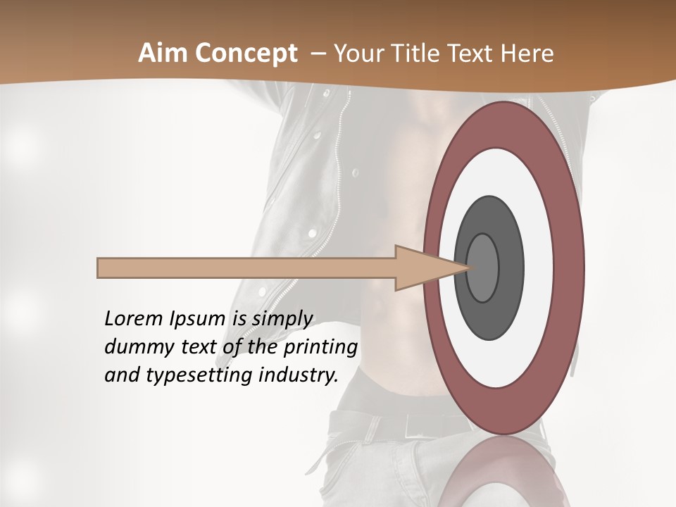 Hot Person Flirting PowerPoint Template