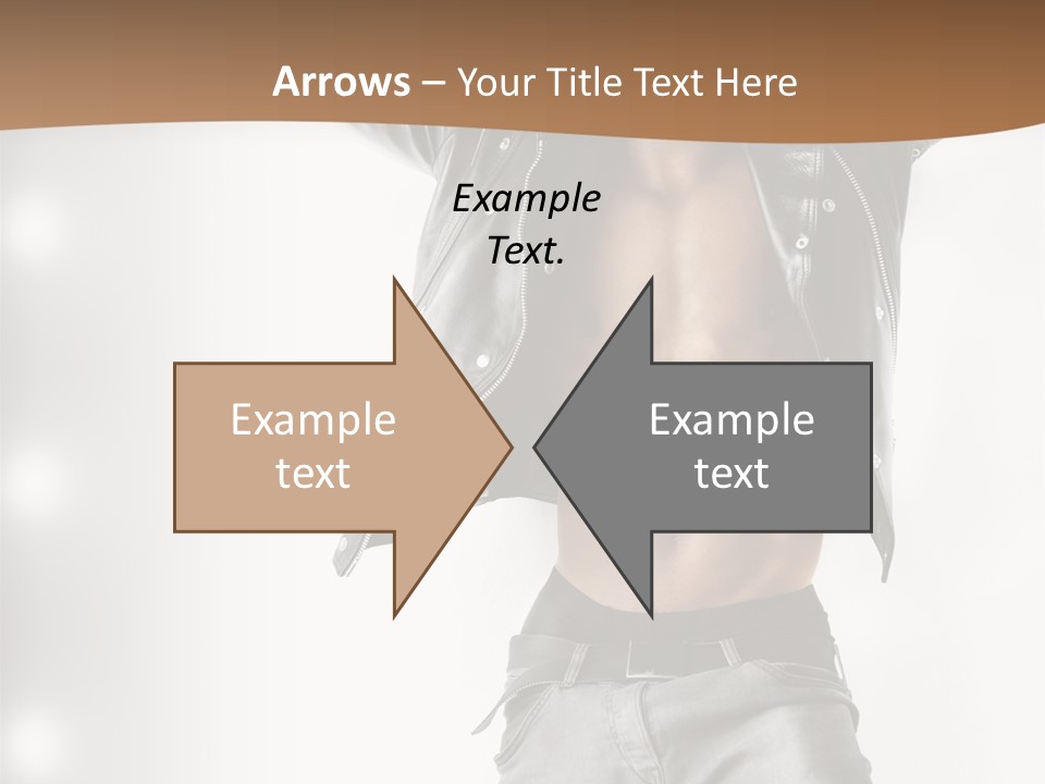 Hot Person Flirting PowerPoint Template