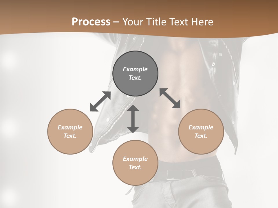 Hot Person Flirting PowerPoint Template