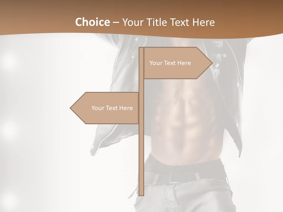 Hot Person Flirting PowerPoint Template