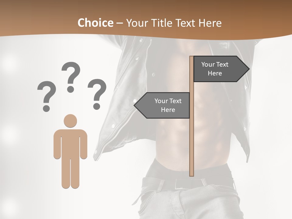 Hot Person Flirting PowerPoint Template