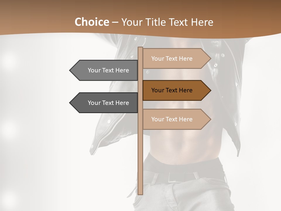 Hot Person Flirting PowerPoint Template