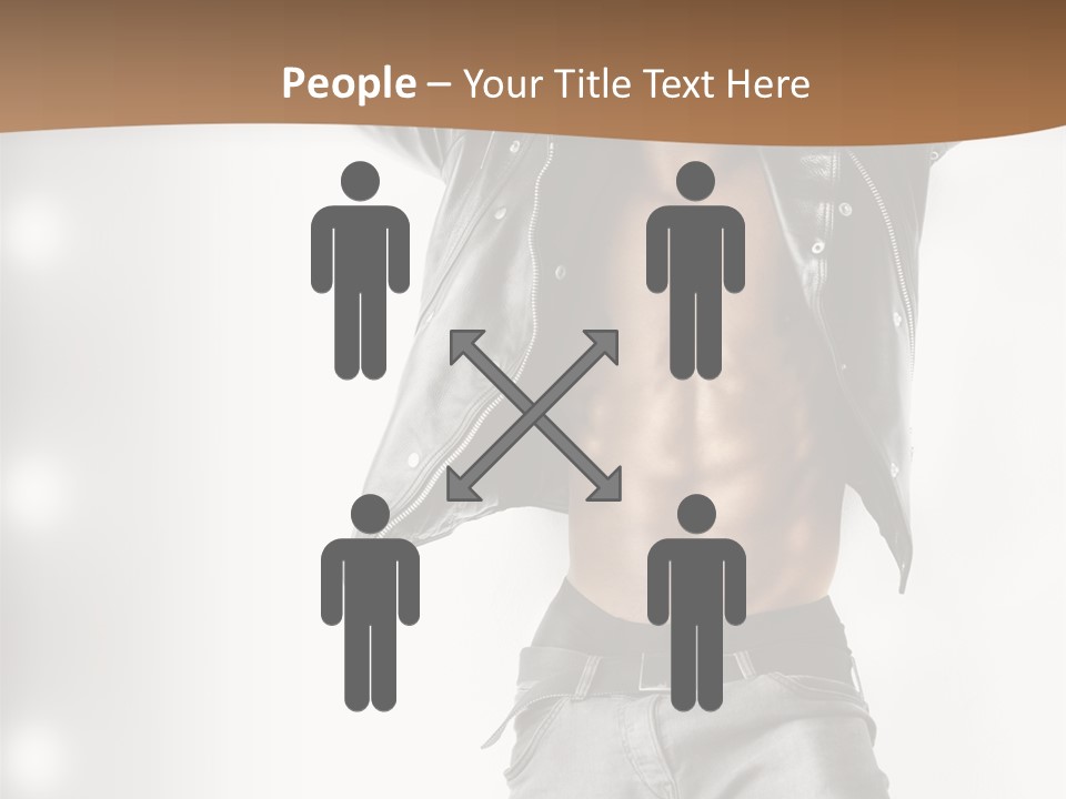 Hot Person Flirting PowerPoint Template