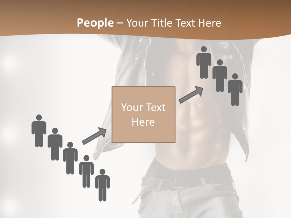 Hot Person Flirting PowerPoint Template