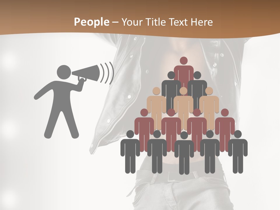 Hot Person Flirting PowerPoint Template