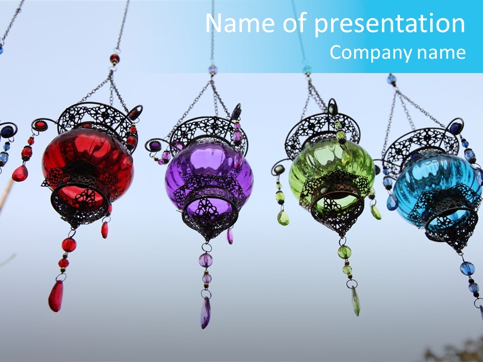 Decoration Ornament Fire PowerPoint Template