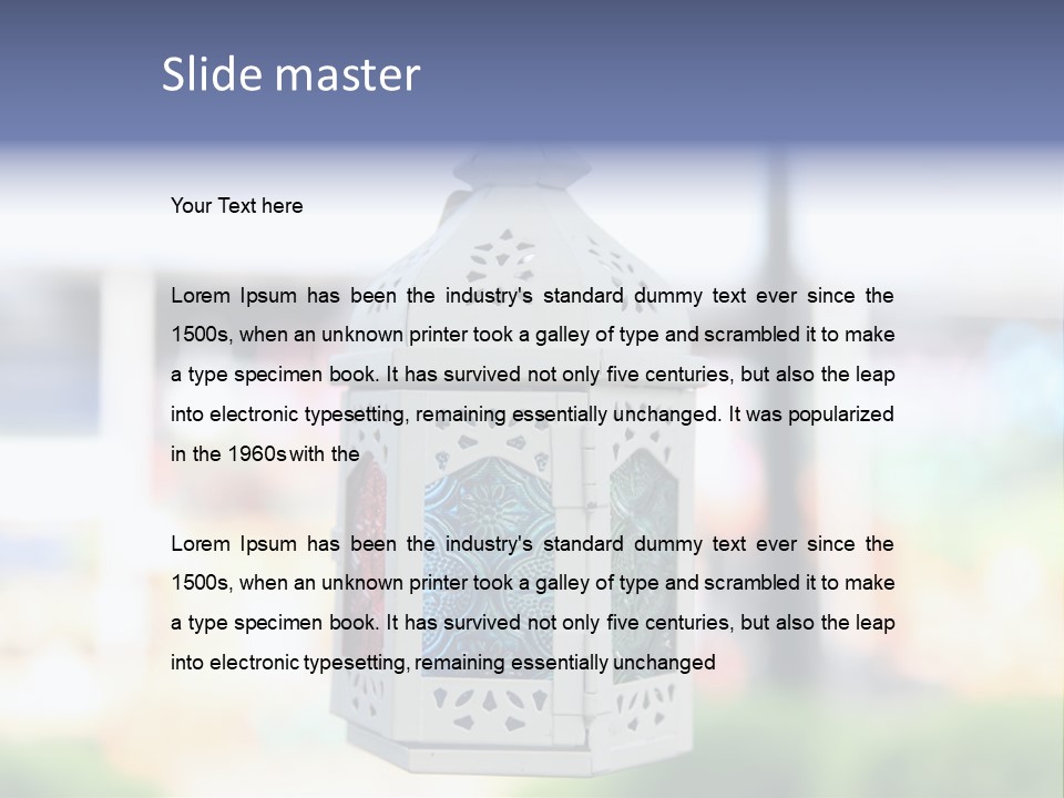 Eastern Arabic Relax PowerPoint Template