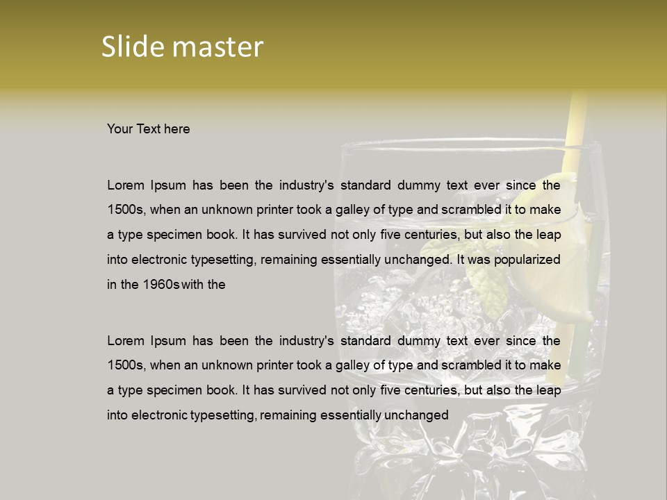 Color Image Macro Multi Colored PowerPoint Template