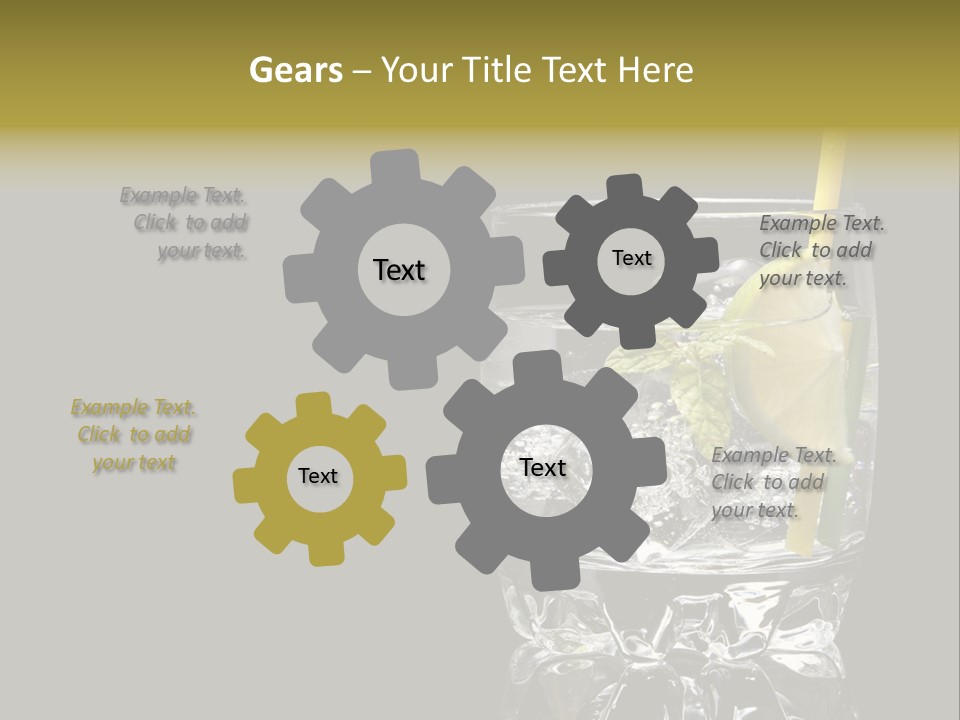 Color Image Macro Multi Colored PowerPoint Template