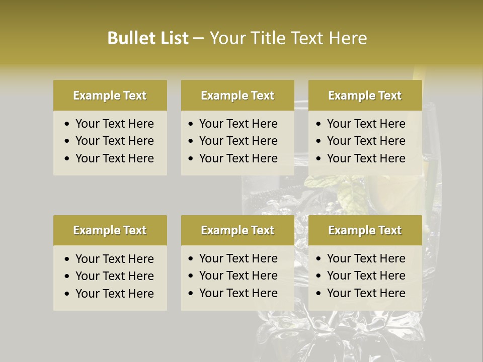 Color Image Macro Multi Colored PowerPoint Template