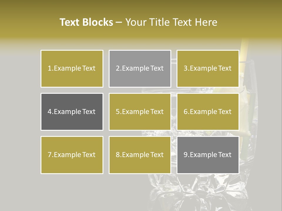 Color Image Macro Multi Colored PowerPoint Template