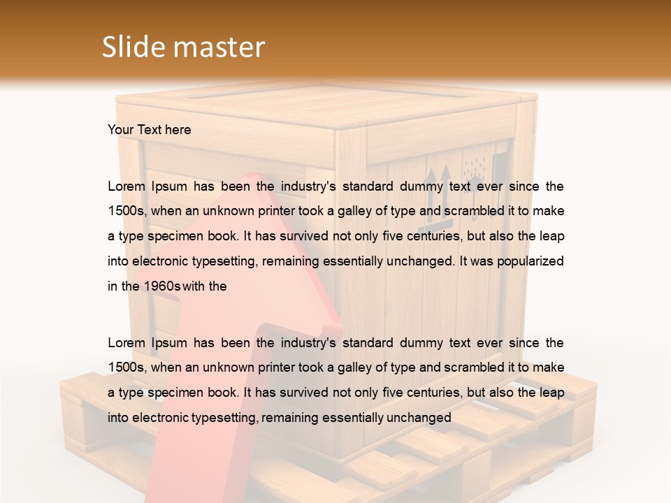 Storage Container Communication PowerPoint Template