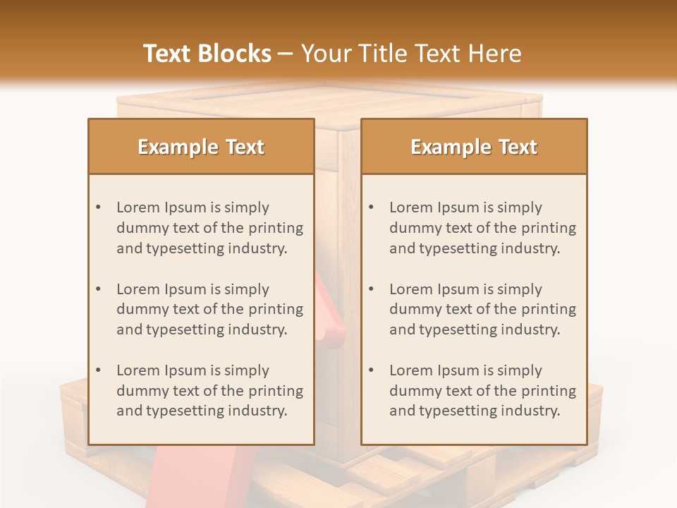 Storage Container Communication PowerPoint Template
