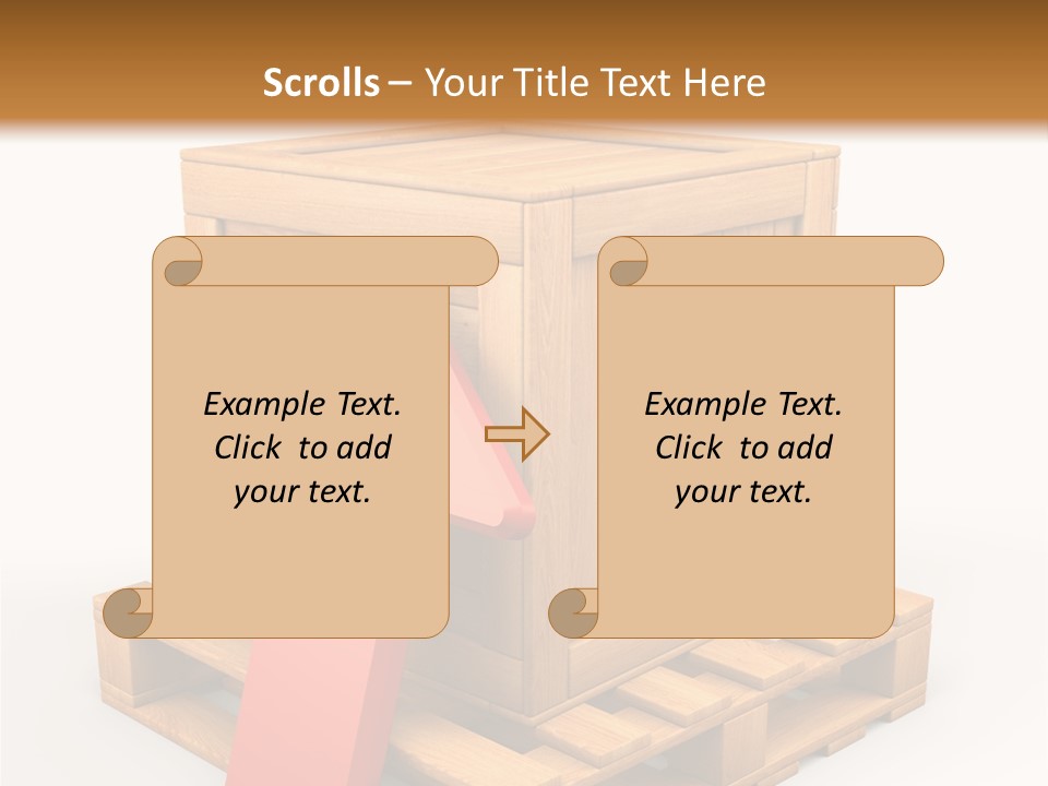Storage Container Communication PowerPoint Template