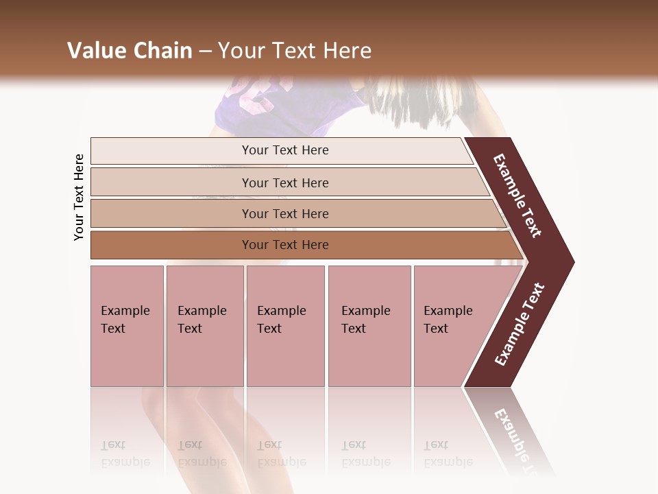 Pose Girl Acrobat PowerPoint Template