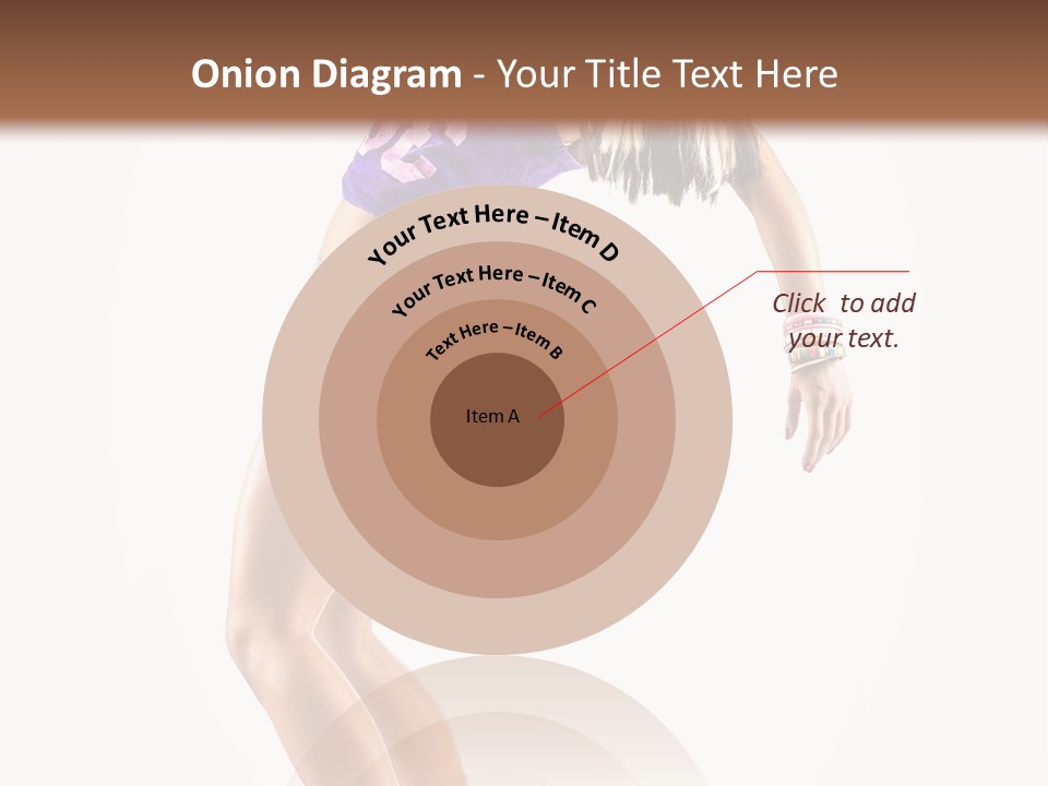 Pose Girl Acrobat PowerPoint Template