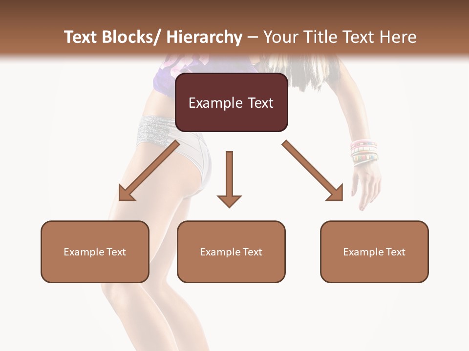 Pose Girl Acrobat PowerPoint Template