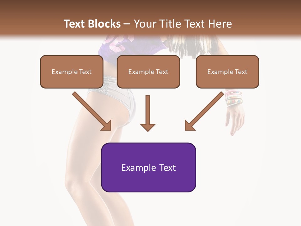 Pose Girl Acrobat PowerPoint Template