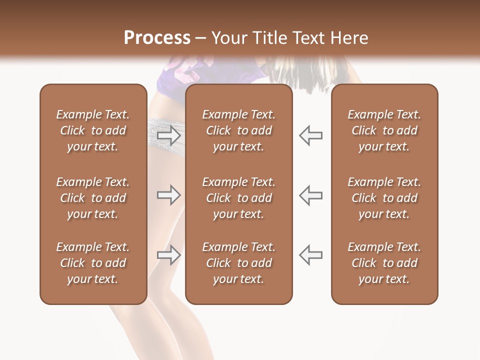 Pose Girl Acrobat PowerPoint Template