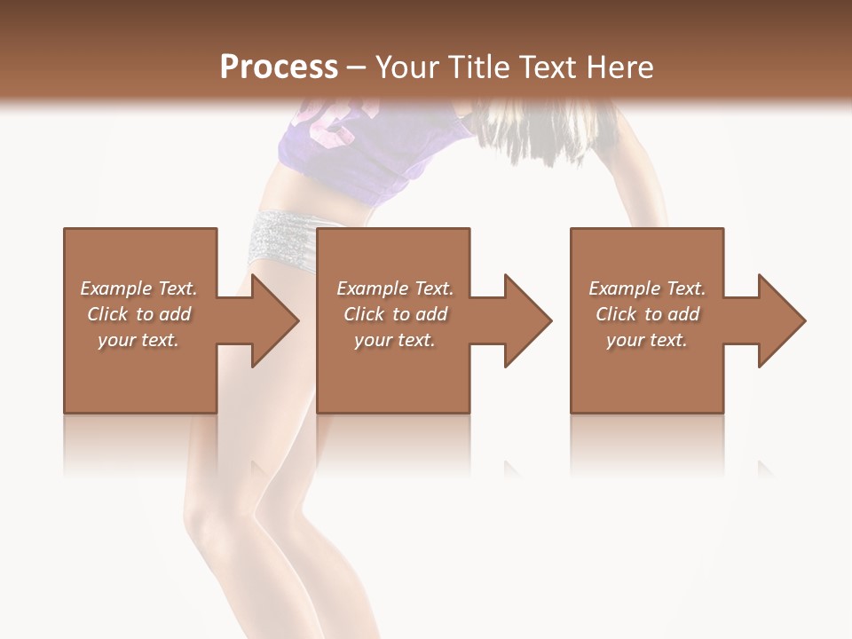 Pose Girl Acrobat PowerPoint Template