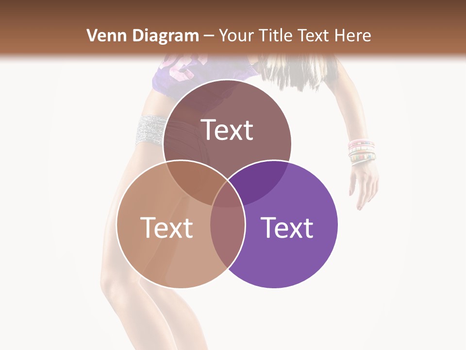 Pose Girl Acrobat PowerPoint Template