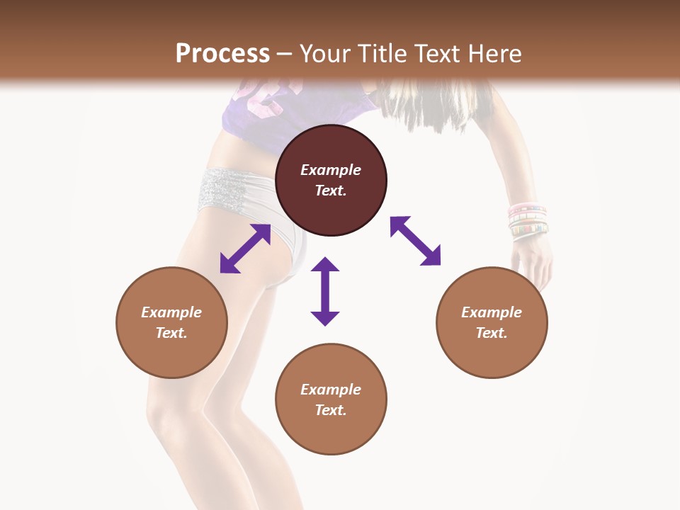 Pose Girl Acrobat PowerPoint Template