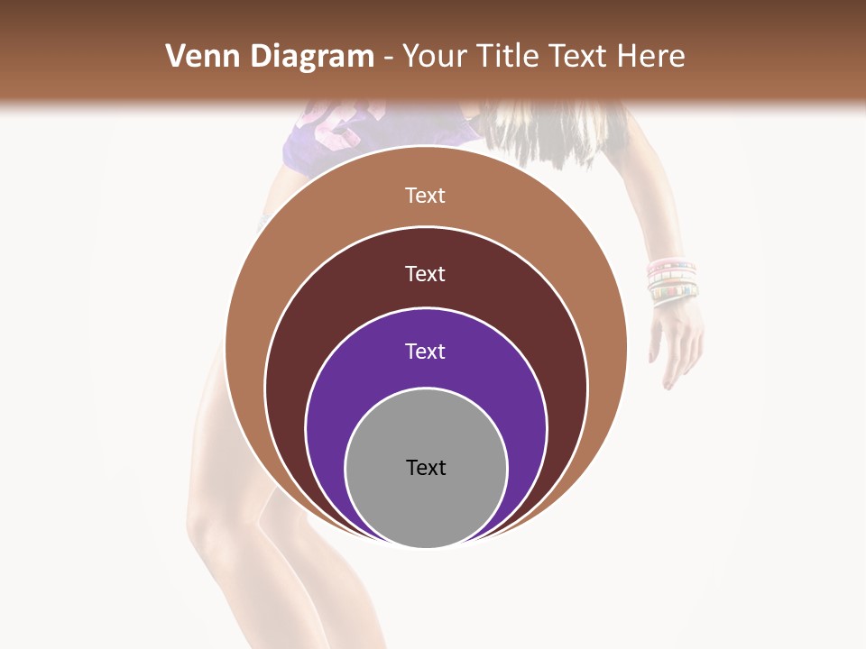 Pose Girl Acrobat PowerPoint Template