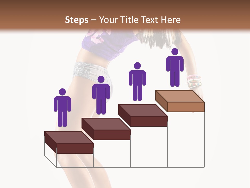 Pose Girl Acrobat PowerPoint Template