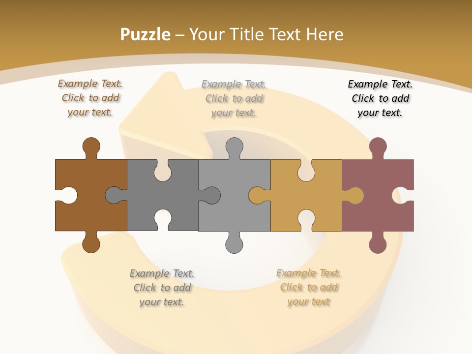 Flow Symbol Icon PowerPoint Template