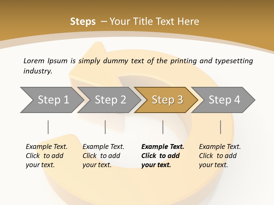 Flow Symbol Icon PowerPoint Template