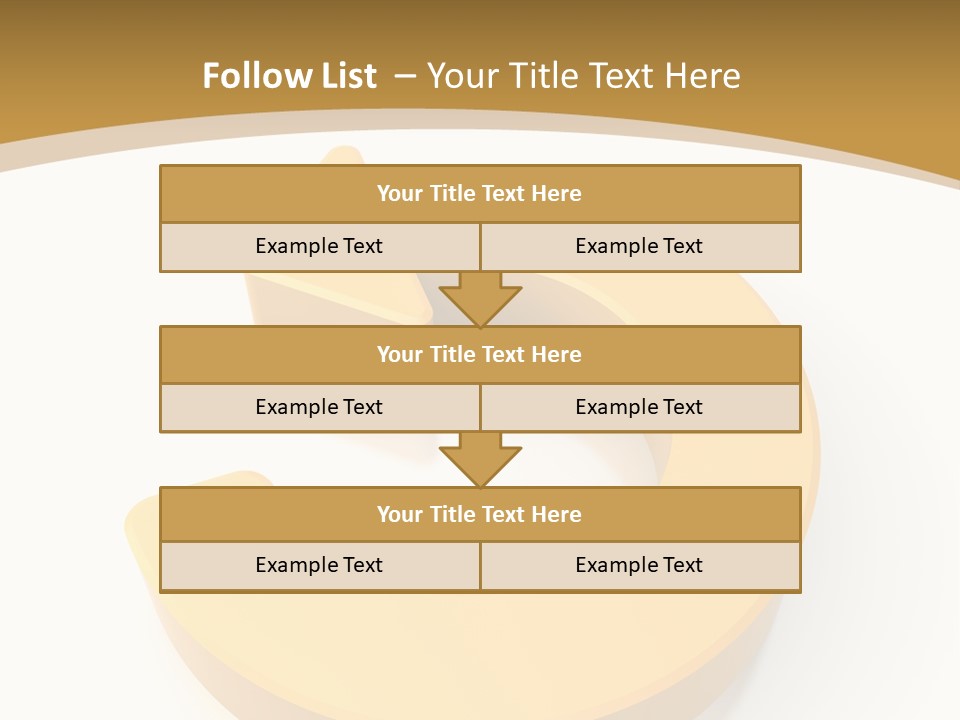 Flow Symbol Icon PowerPoint Template