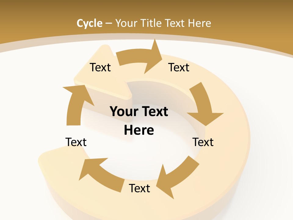Flow Symbol Icon PowerPoint Template
