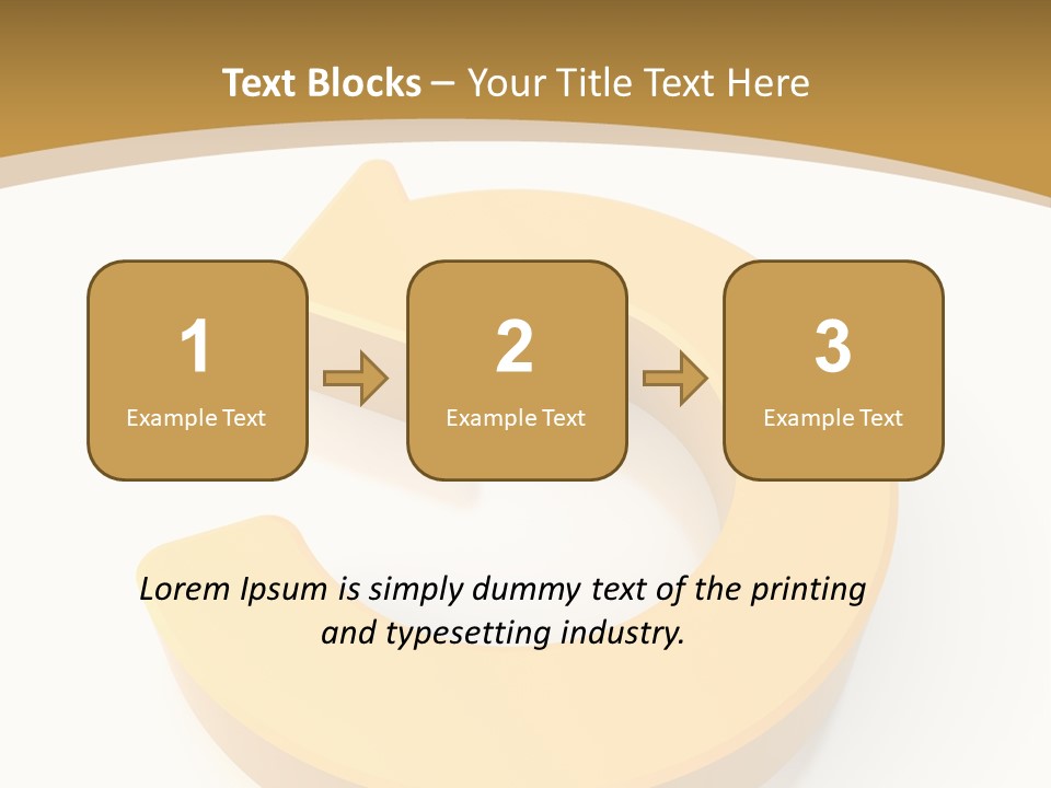 Flow Symbol Icon PowerPoint Template