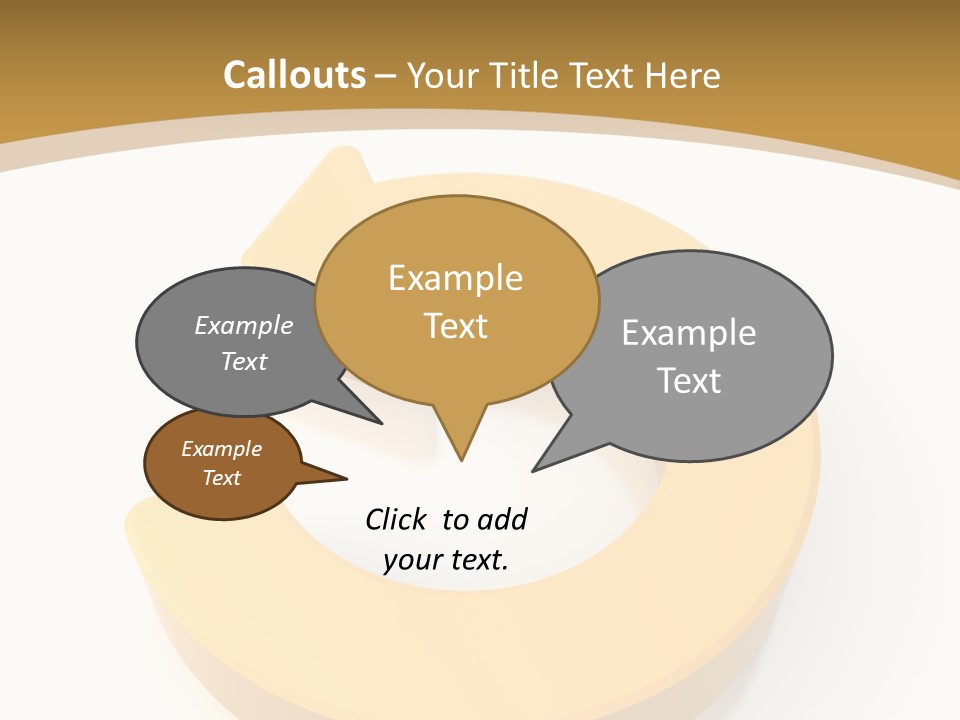Flow Symbol Icon PowerPoint Template