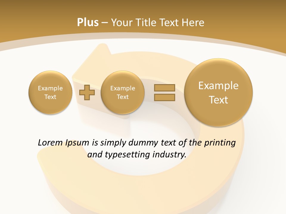 Flow Symbol Icon PowerPoint Template