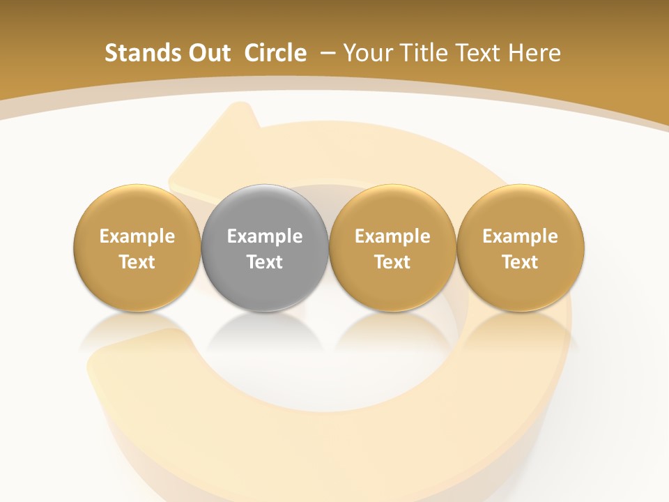 Flow Symbol Icon PowerPoint Template