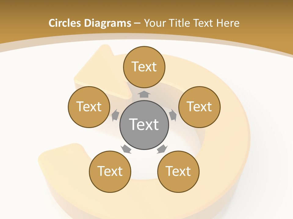 Flow Symbol Icon PowerPoint Template