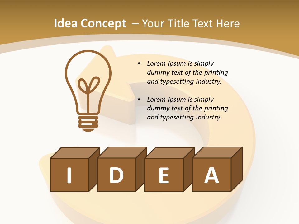Flow Symbol Icon PowerPoint Template