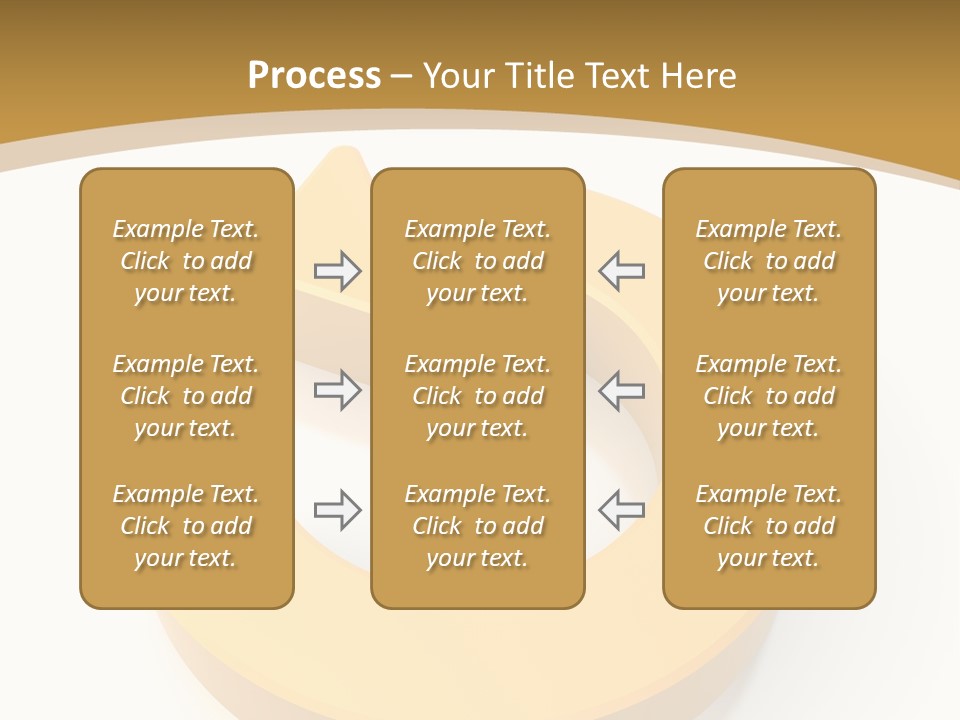 Flow Symbol Icon PowerPoint Template
