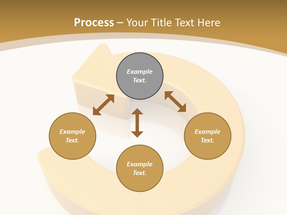 Flow Symbol Icon PowerPoint Template
