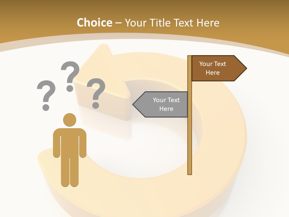 Flow Symbol Icon PowerPoint Template