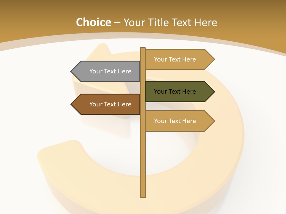 Flow Symbol Icon PowerPoint Template