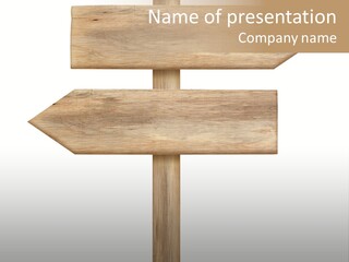 Wooden Element Information PowerPoint Template